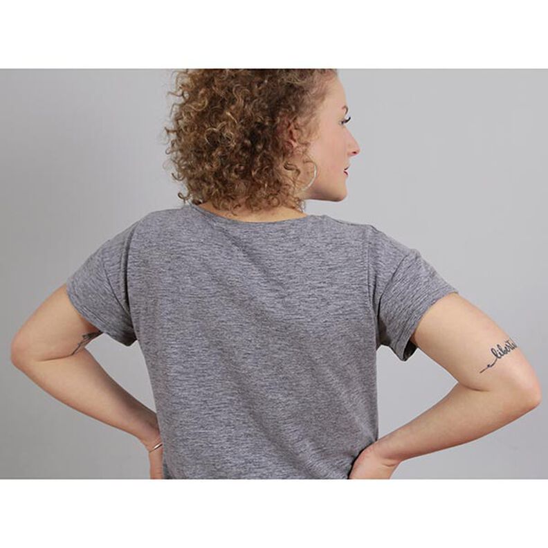 FRAU TINA – ledig baströja med kort ärm, Studio Schnittreif | XS - XXL,  image number 5