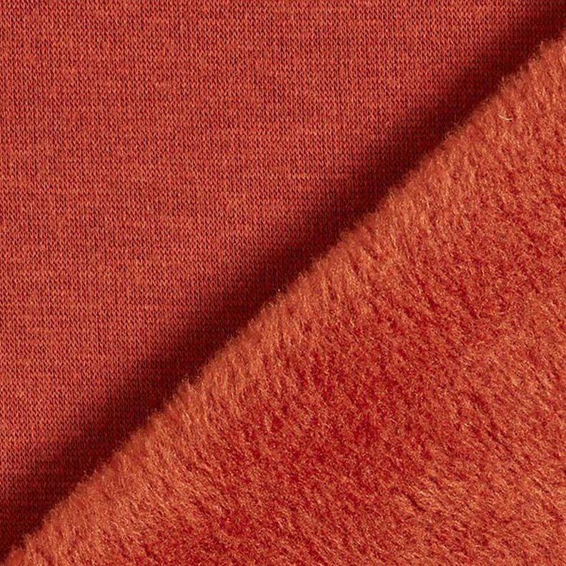 Alpfleece Mjuk sweat Enfärgat – terracotta,  image number 5