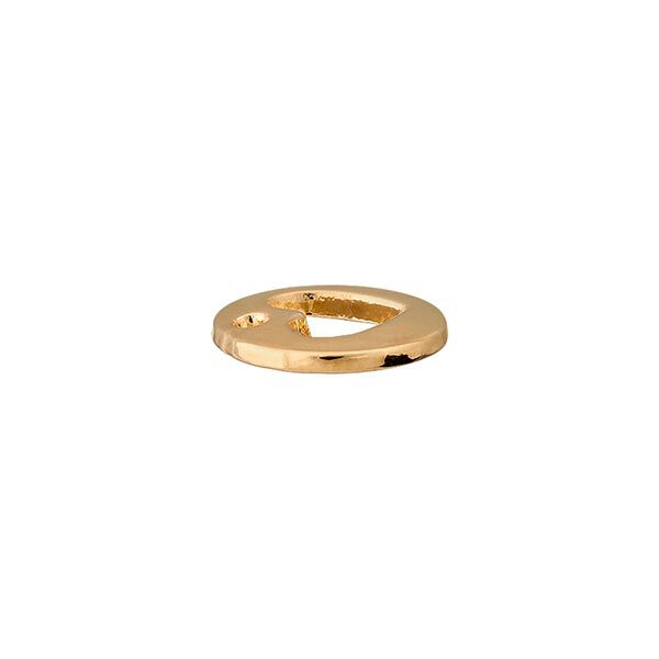 Dekor métalliqueationsdetalj Hjärta [ Ø 12 mm ] – guld metallisk,  image number 2