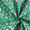 Behandlad bomull Abstrakt Lejon | Poppy Fabrics – grön/rosa,  thumbnail number 3