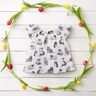 Bomullspoplin Glada katter Digitaltryck | Poppy Fabrics – vit,  thumbnail number 6