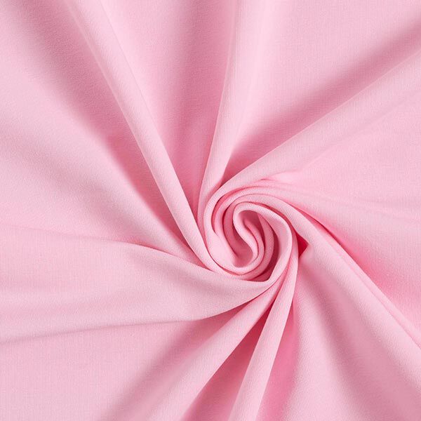 Lätt french terry enfärgad – rosa,  image number 1