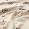 GOTS Bomullsjersey Spridda blommor | Poppy Fabrics – mandel,  thumbnail number 2