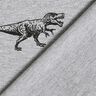 French Terry Sommarsweat dinosaurier &ndash; silver/svart,  thumbnail number 4