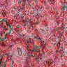 Quiltat tyg Dubbelsidigt romber | Poppy Fabrics – intensiv rosa/grangrön,  thumbnail number 2