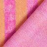 Frottétyg Bambus blockränder – ljusorange/pink,  thumbnail number 5