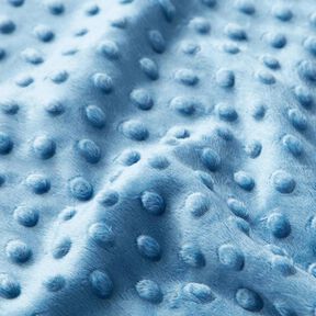 Mysfleece präglade prickar – ljusblått, 