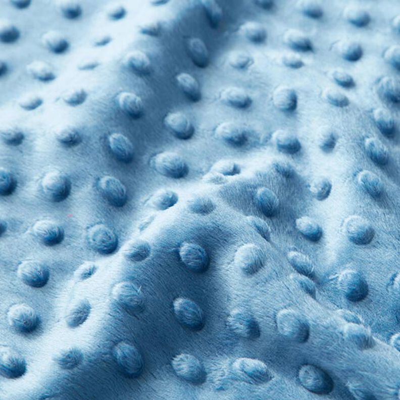 Mysfleece präglade prickar – ljusblått, image number 2