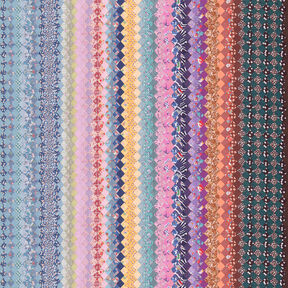 GOTS Bomullsbatist Mönstermix färggradient | TCC x LOOKS by Wolfgang Joop – rosa/gul, 