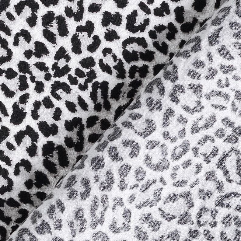 Viskosmix med leopardtryck – grått,  image number 4
