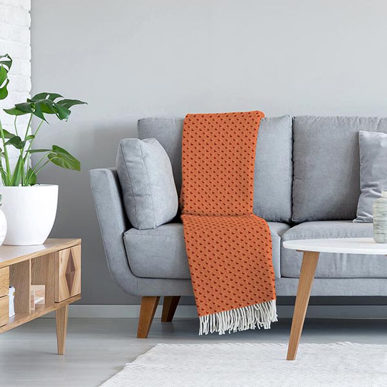 Mysfleece präglade prickar – terracotta,  image number 5