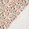 GOTS Bomullsjersey höstblommor Digitaltryck – vit/rose,  thumbnail number 3