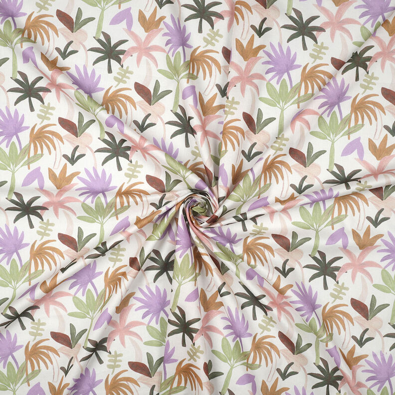 bomullsvoile palmer | Nerida Hansen – vit/rosa,  image number 3