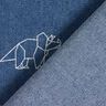 Jeanstyg Stretch origamidinosaurier – jeansblå,  thumbnail number 4