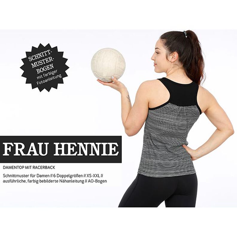 FRAU HENNIE Damtopp med racerback | Studio Schnittreif | XS-XXL,  image number 1