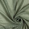 chiffong dobby metallic kritstrecksränder – vass/silvermetallic,  thumbnail number 3