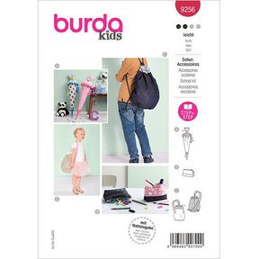 Skolväska / pennfodral / gymväska, Burda 9256 | One Size, 