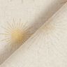 Dekorationstyg Halvpanama Gyllene solar – natur,  thumbnail number 4