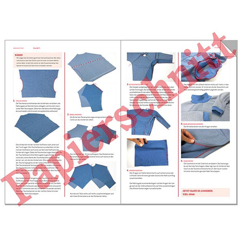 FRAU BETTI Fladdermuströja med magväska och ståkrage | Studio Schnittreif | XS-XXL,  image number 10