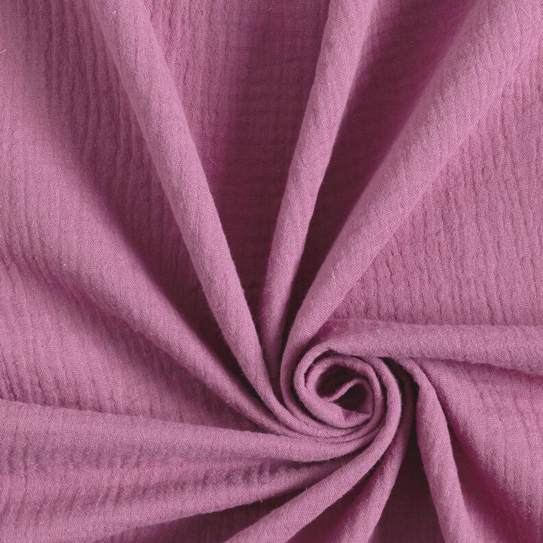 Muslin/Dubbel-krinkelväv – bleklila,  image number 1