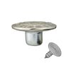 Jeanspatentknapp Stjärna – silver metallic,  thumbnail number 2