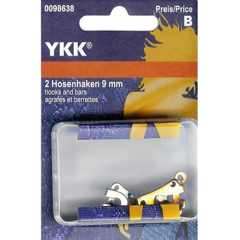 Byxhakar 1 – silver | YKK,  image number 1