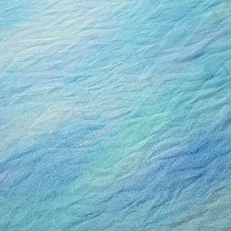 tunn Tencel batik – aquablått,  image number 9