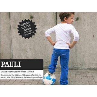 PAULI - coola sweatbyxor med härliga fickor, Studio Schnittreif  | 86 - 152, 