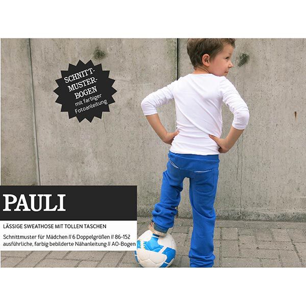 PAULI - coola sweatbyxor med härliga fickor, Studio Schnittreif  | 86 - 152,  image number 1