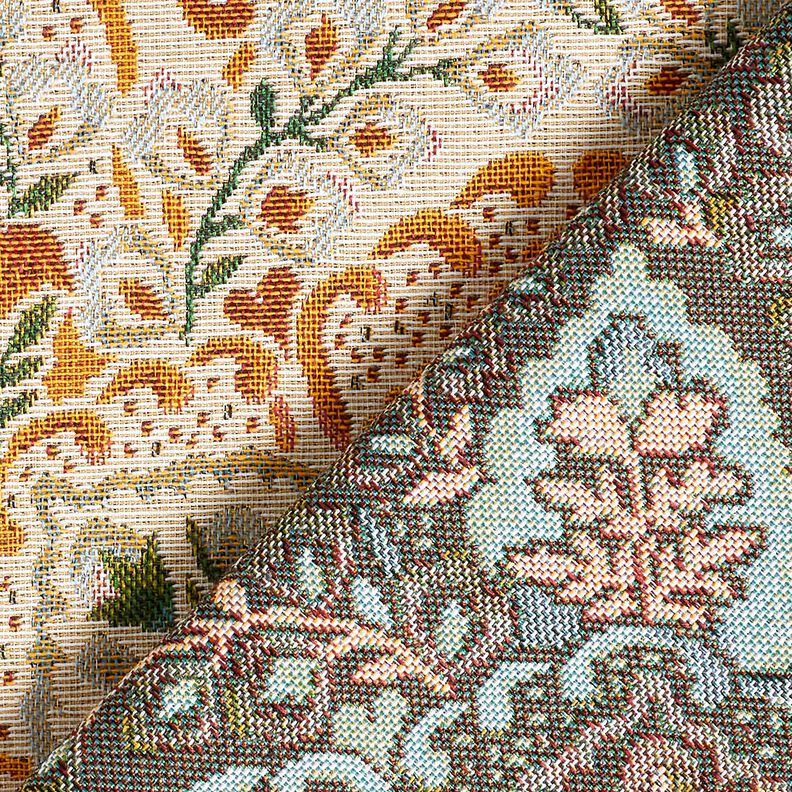 dekorationspanel Gobeläng stor mandala – senap/ljusbeige,  image number 4