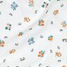Muslin/Dubbel-krinkelväv småblommor | Poppy Fabrics – elfenbensvit/persikofärgad,  thumbnail number 2