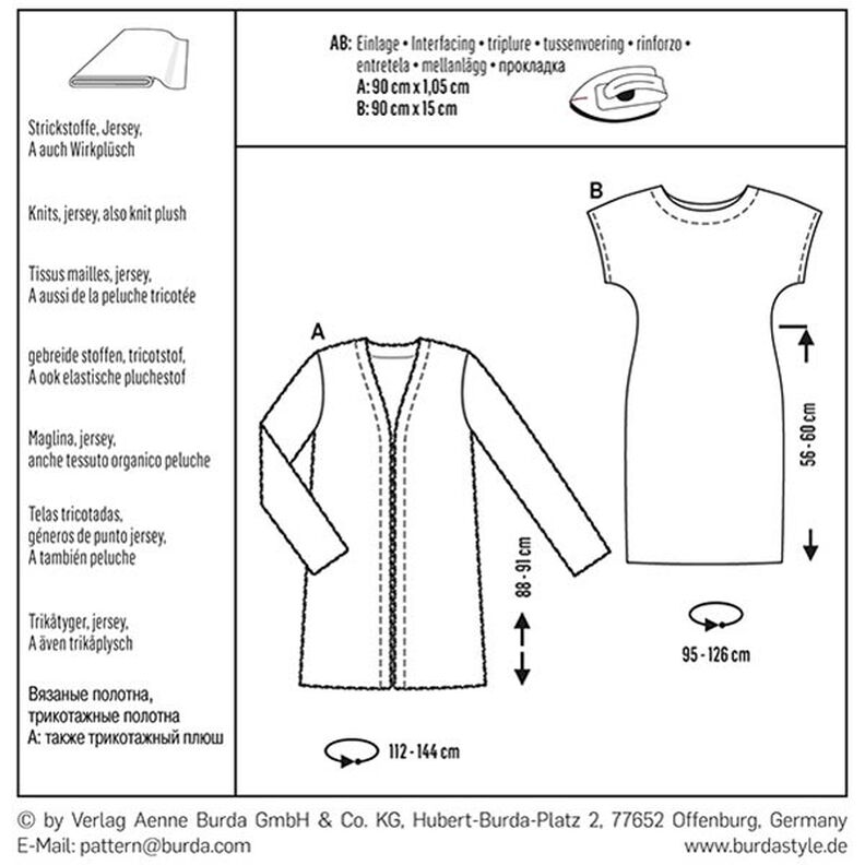 Jacka/Klänning, Burda 6608,  image number 4