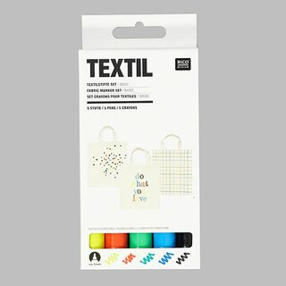 Textilpennor, set ”Basic” | RICO DESIGN, 