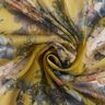 Chiffong plisserad blommålning – gul oliv,  thumbnail number 3