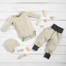Dubbelsidigt Jersey miniprickar – natur/elfenbensvit,  thumbnail number 4