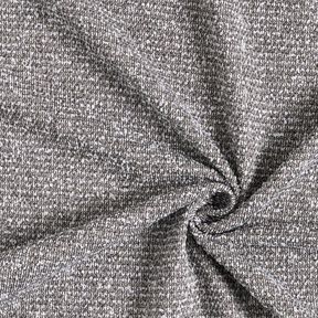 Stickad bouclé melange – mörkbeige/nattblå, 