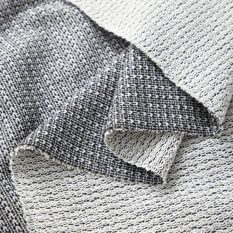fransk frotté glitter – svart,  image number 3