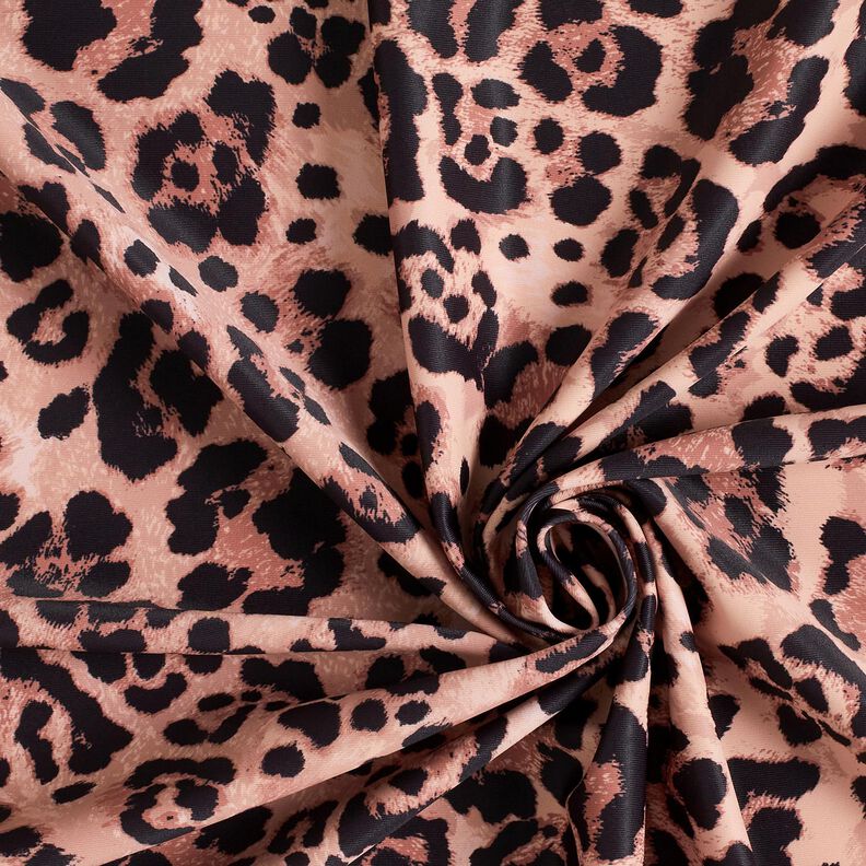 Baddräktstyg Leopardmönster – koppar/svart,  image number 3