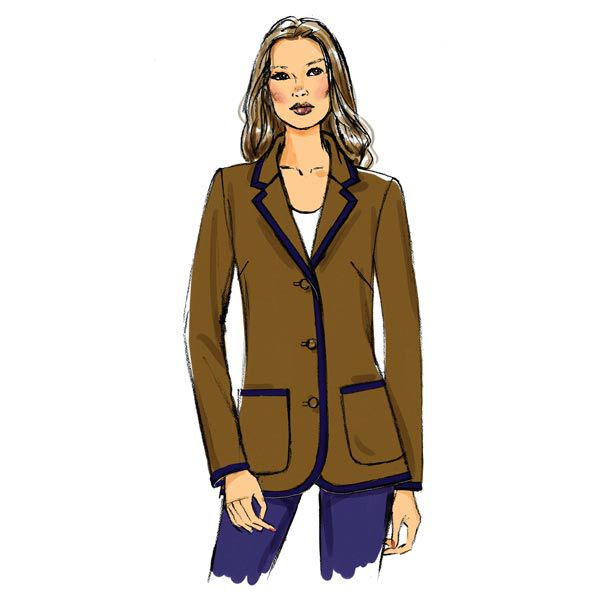 Blazer, Butterick 5926|42 - 50, image number 8