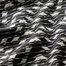 Stickad jacquard geometriskt mönster – svart/vit,  thumbnail number 2