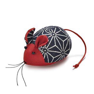 Nåldyna mus “Prym for Kids” [ Mått:  4  x 8  x 5 cm  ] | Prym – svart/rött, 
