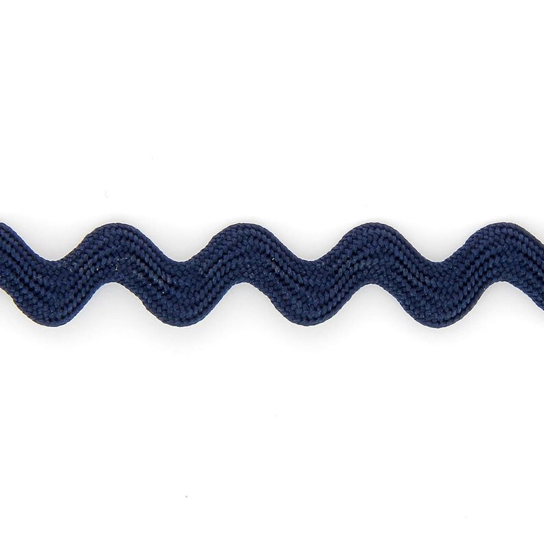 Tandad fläta [12 mm] – marinblått,  image number 2