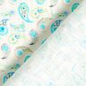 linnemix paisley – elfenbensvit/ljus turkos,  thumbnail number 4