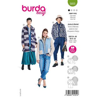 Jacka / Kappa | Burda 5855 | 34-48, 