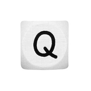 Träbokstäver Q – vit | Rico Design, 