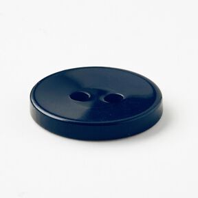 2-hålsknapp blank [Ø 15 mm] – nattblå, 