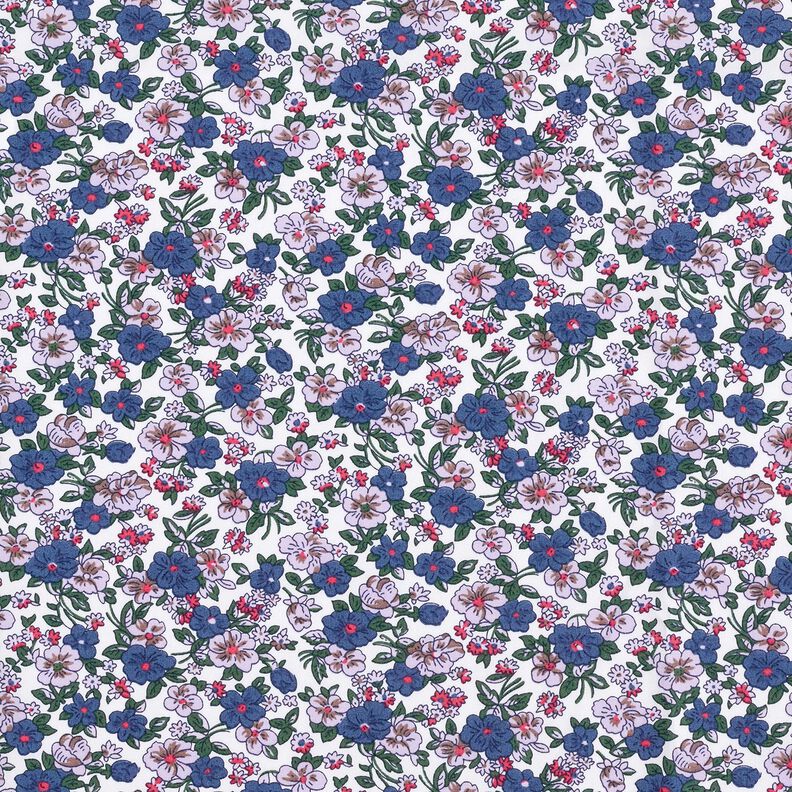 blustyg små blombuketter – vit/lila, image number 1