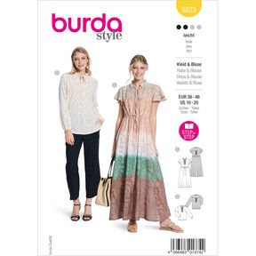 Klänning / Blus | Burda 5823 | 36-46, 