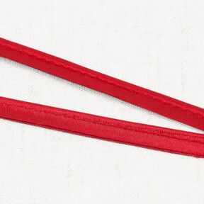 Satin passpoalband [10 mm] – rött, 