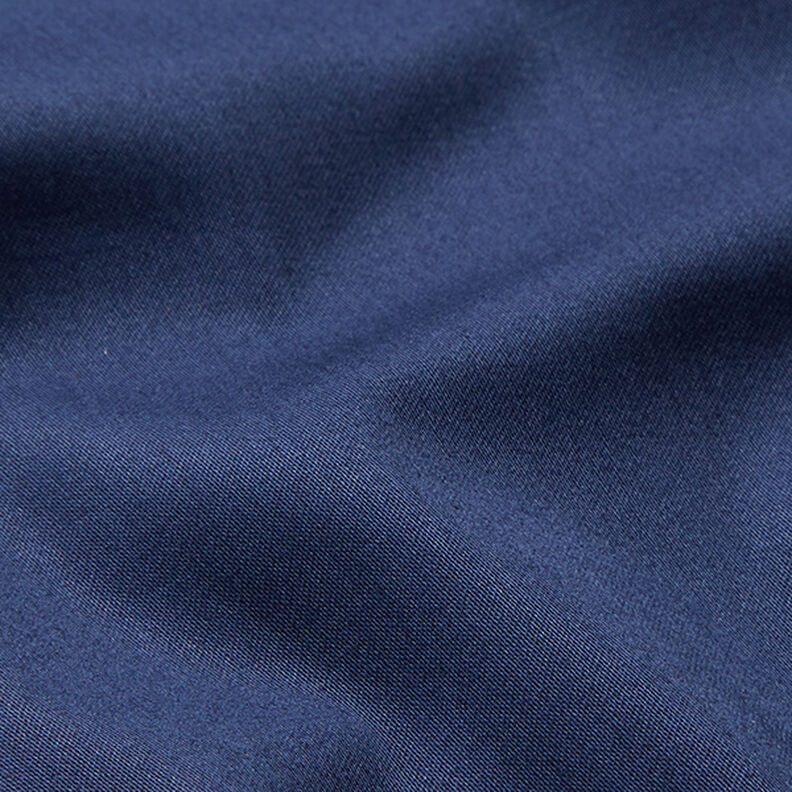 Bomullssatin stretch enfärgad – marinblått,  image number 2